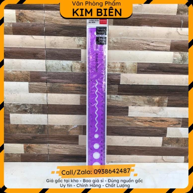 ️sỉ vpp,sẵn hàng️ Thước Nhựa Dẻo 20cm-30cm - VPP Kim Biên