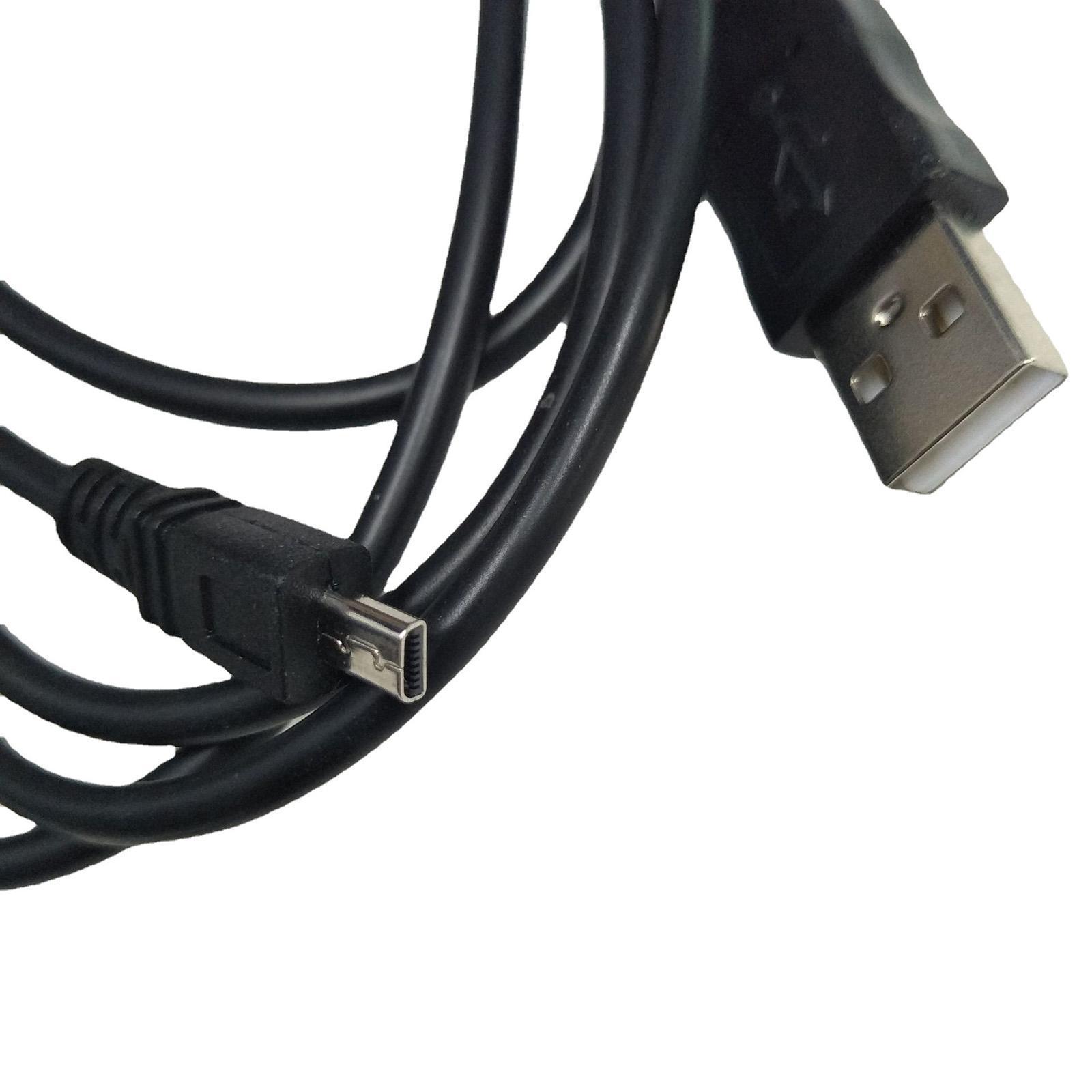 Digital Camera USB Cable USB2.0 Mini USB 8P Camera Cables Data Cable Charging Cable Durable Repair Part Replacement USB Data Cable Accessory