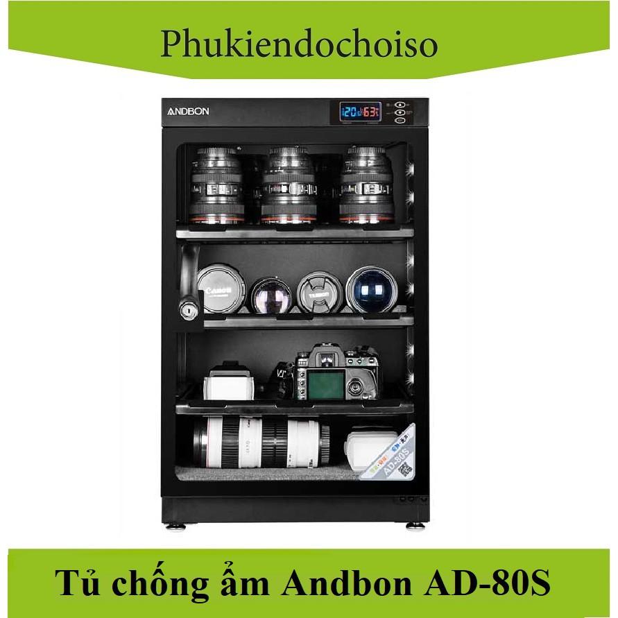 Tủ chống ẩm Andbon AD-80S (dung tích 80 lít )-Taiwan, Hàng chính hãng