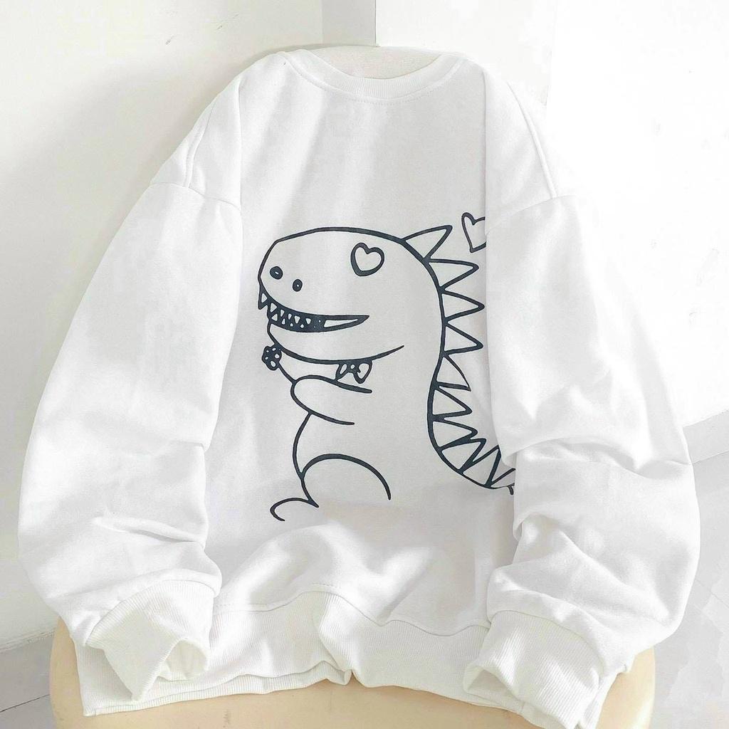 ÁO HOODIE NAM NỮ UNISEX HỌA TIẾT KHỦNG LONG BAY ĐỘC LẠ CHẤT NỈ NGOẠI DÀY MỊN CỰC TREND TP9501 BAO ĐẸP