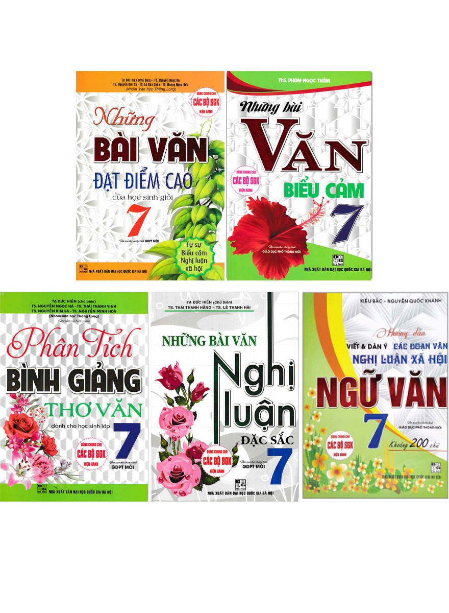 Combo Sách Tham Khảo Ngữ Văn Lớp 7 (Biên Soạn Theo Chương Trình Mới) (Bộ 5 Cuốn) _HA