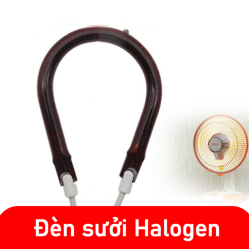 Bóng đèn sưởi hình nón halogen sợi cacbon 900-1000W dùng trong quạt sưởi