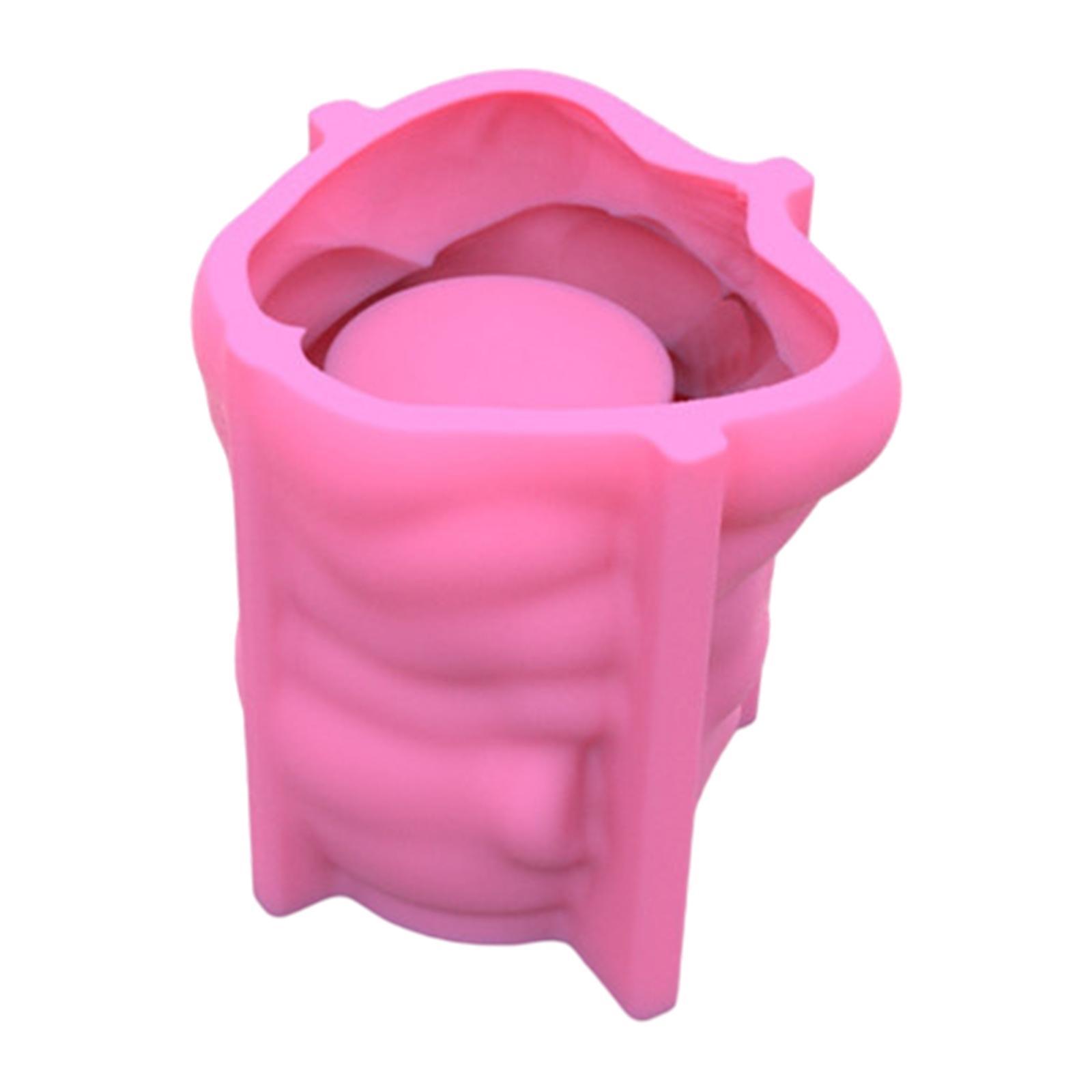 3D Silicone Vase Mold Pen Holder Mold Epoxy Resin Casting Flower Pot Mould Concrete Vase
