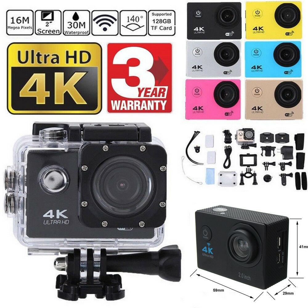 Camera Hành Động SJ4000 Ultra HD 4K / 30fps WiFi 2.0 "140D Cam Chống Nước Dưới Nước Mũ Bảo Hiểm Vedio Go Sport Pro
