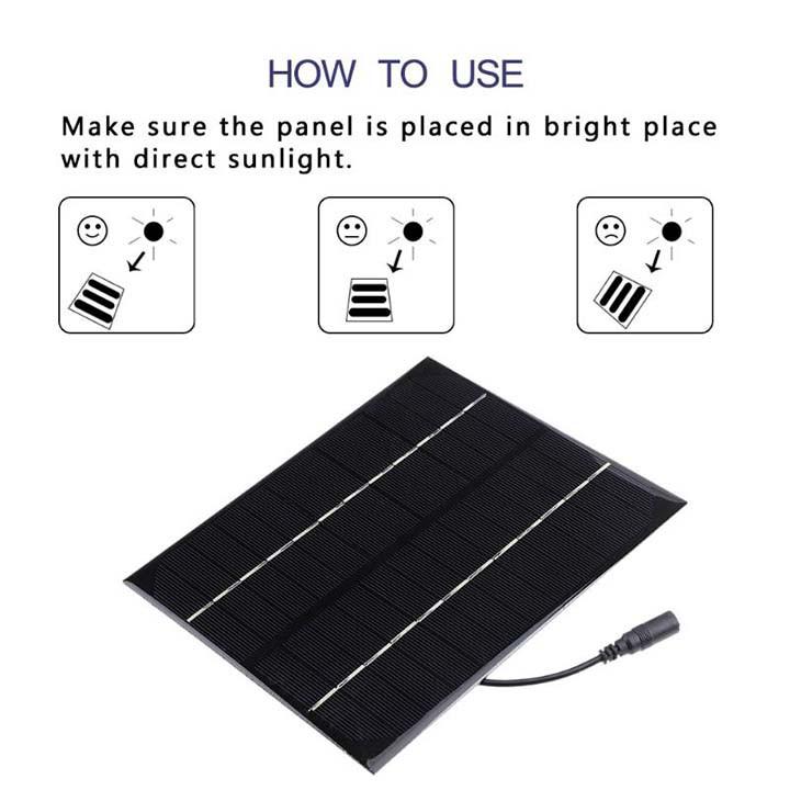 Pin năng lượng mặt trời 12v 6W