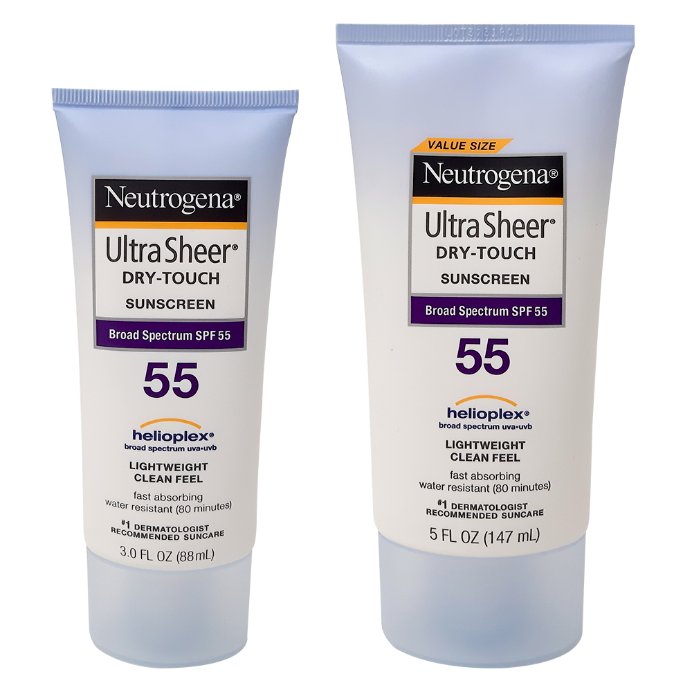 Kem NEUTROGENA ULTRA SHEER DRY Chống Nắng SPF55 USA