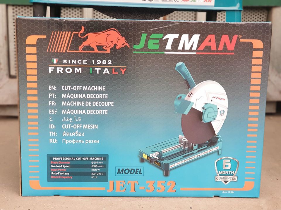 Máy cắt sắt cao cấp JETMAN 352 - 2400W - Nặng 14kg