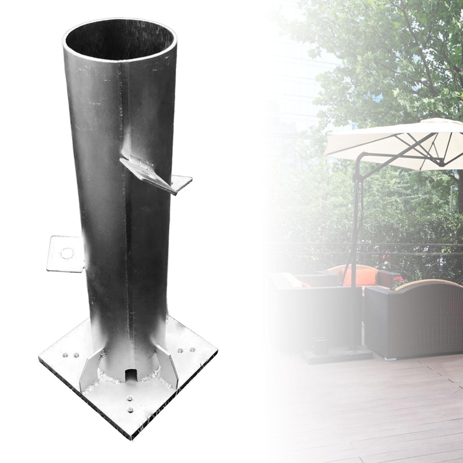 Umbrella Base Stable Universal Parasol Umbrella Mount Parts Easy Installation Heavy Duty Parasol Base for Garden Camping Fishing Coffee Shop