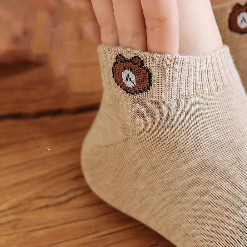 Combo 10 đôi 1 túi tất gấu