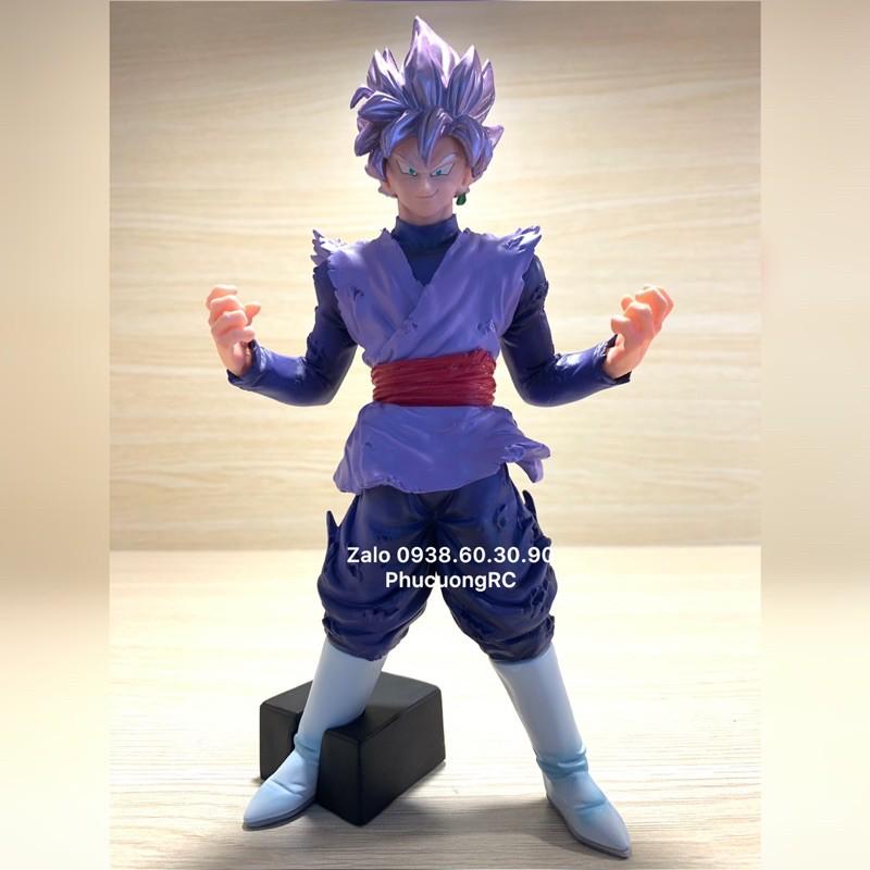 Mô Hình Dragon Ball - Super Saiyan Black Goku Pink nét chi tiết mặt đẹp sơn đậm chuẩn hình