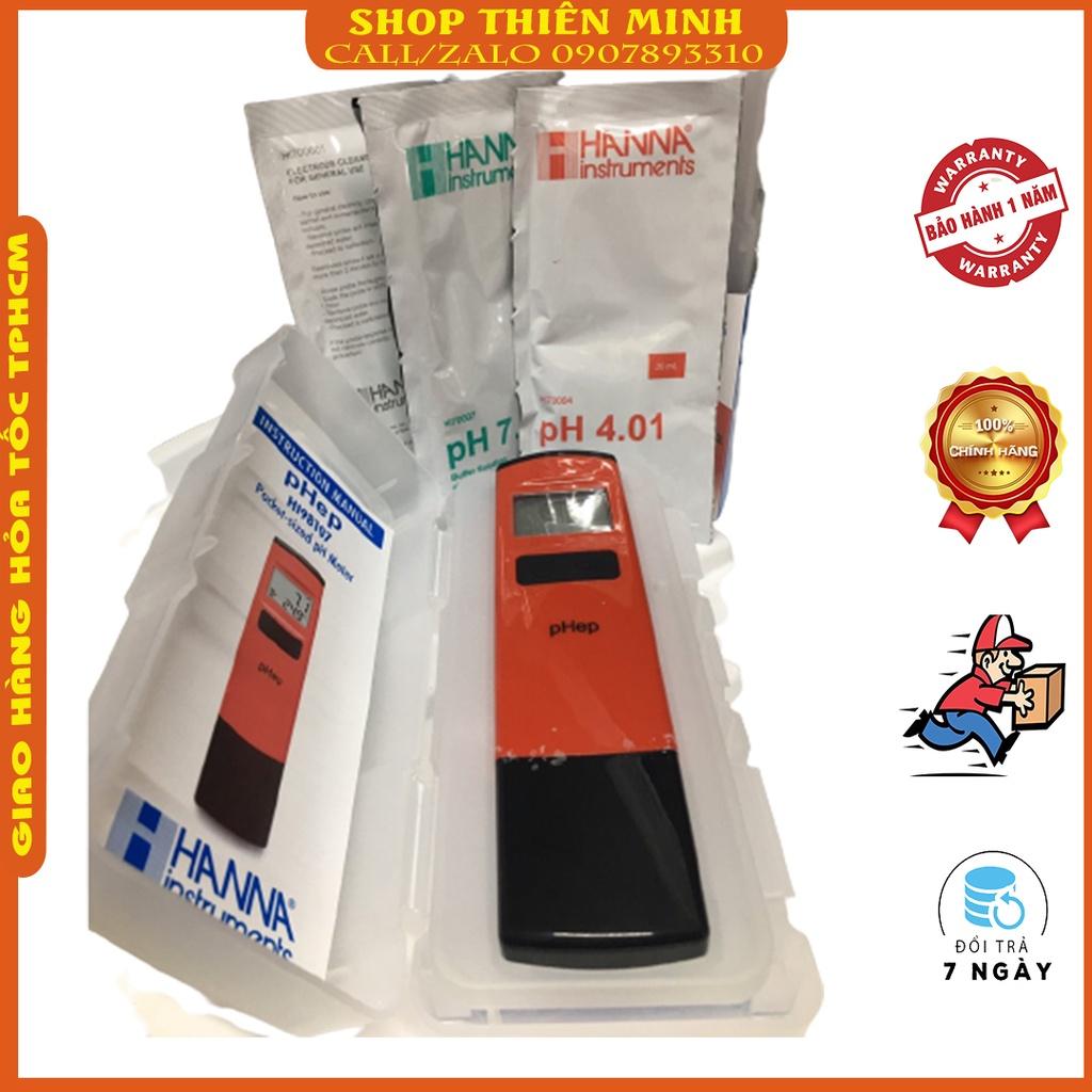 Bút Đo pH và Nhiệt Độ Trong Nước Với Độ Phân Giải 0.1pH HI98107 Hanna