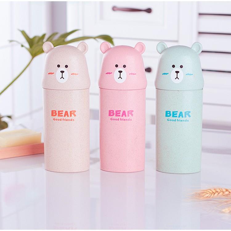 Hộp Đựng Bàn Chải Và Kem Đánh Răng Hình Gấu