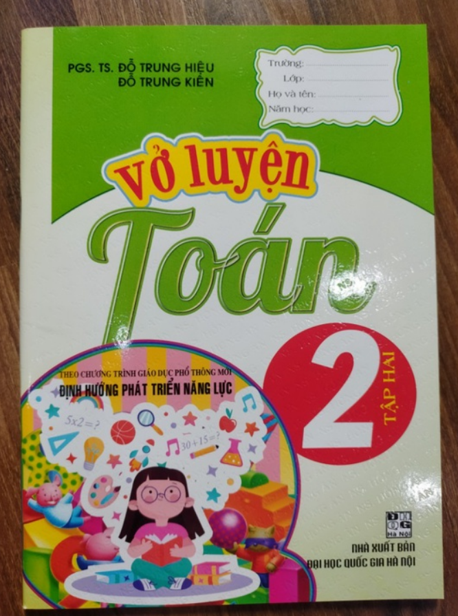 Sách - Vở luyện Toán 2 tập 2