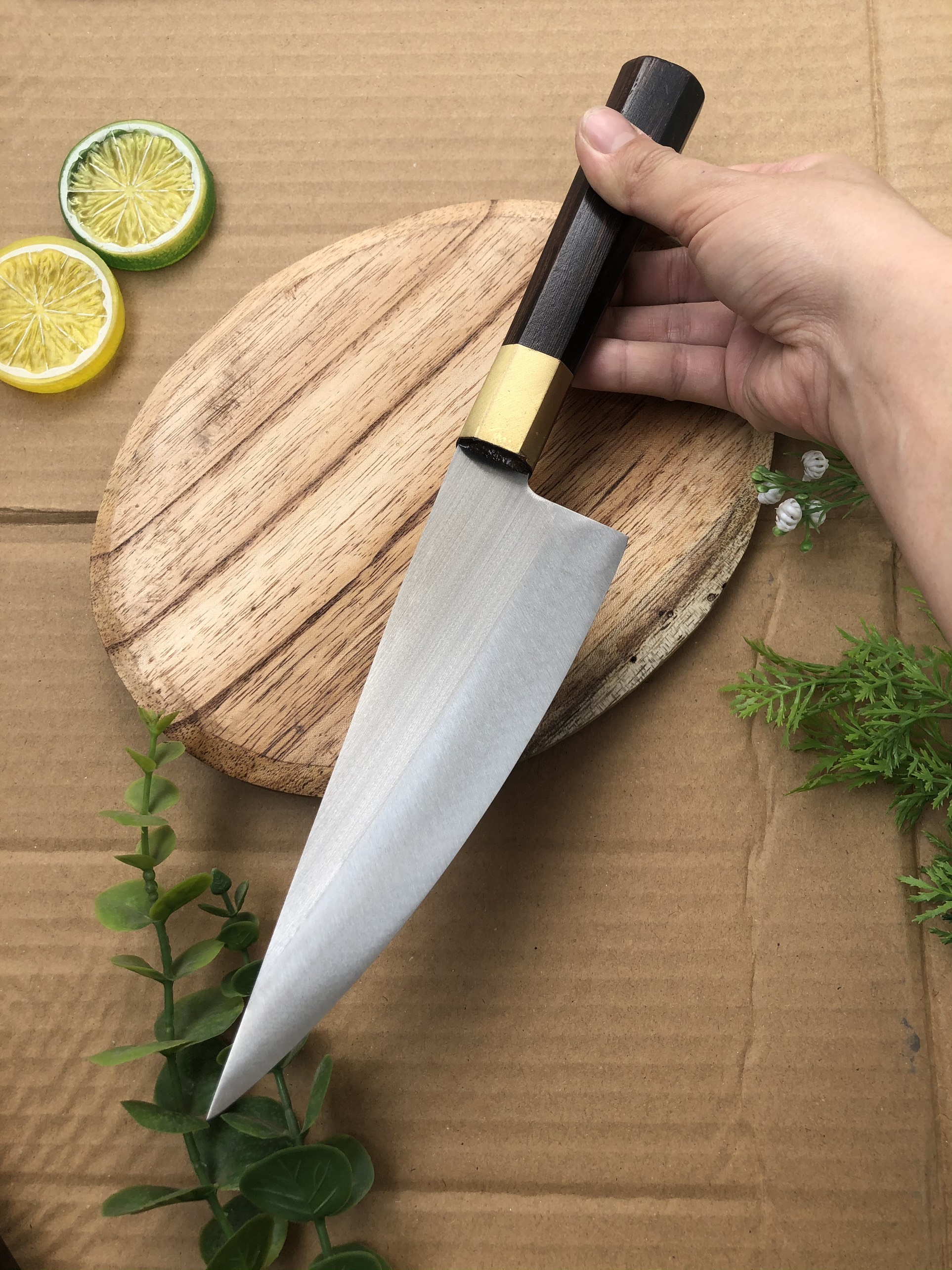dao lọc thịt chuẩn thép trắng
