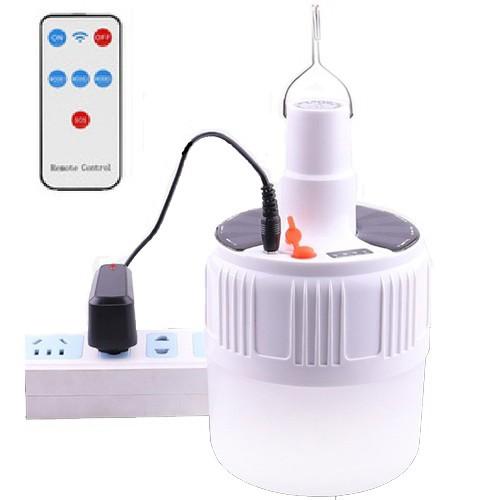 Bóng đèn LED năng lượng mặt trời điều khiển từ xa với 5 chế độ có thể sạc lại được