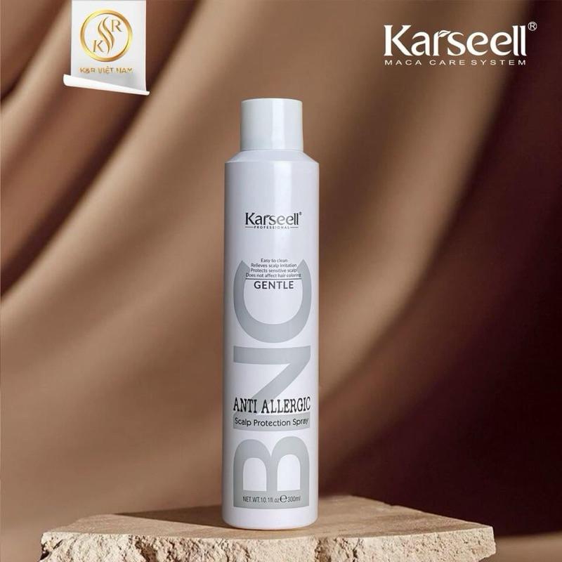 Xịt chống xót da đầu Karseell BNC Anti Allergic Scalp Spray 300ml - Bảo vệ da đầu khi tẩy nhuộm