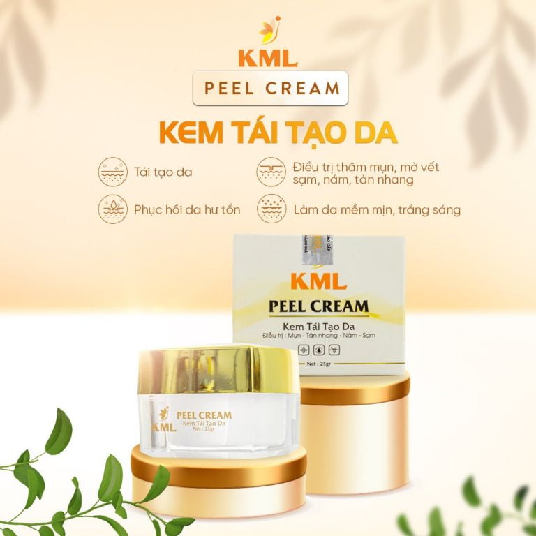 KML PEEL CREAM, BONG DA KHÔNG SƯNG ĐỎ