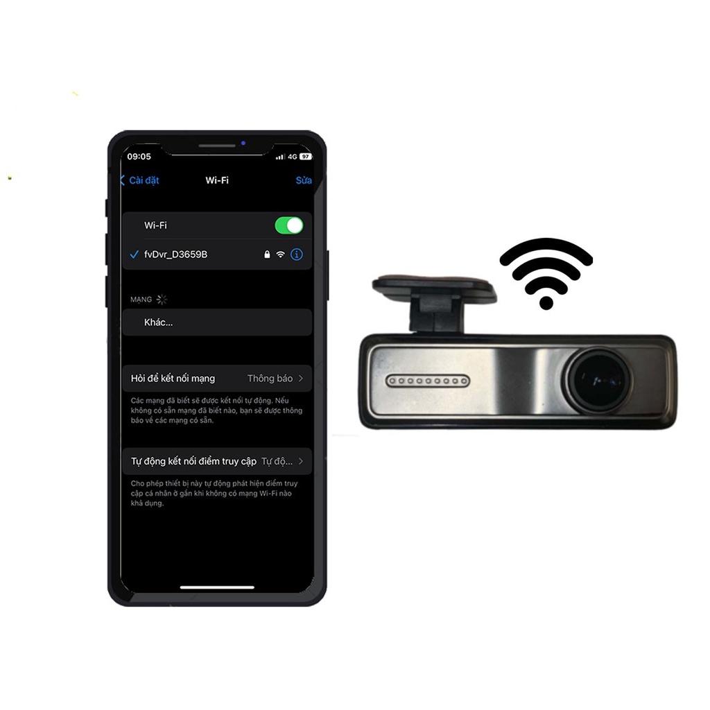 Camera Hành Trình V8 Cho Màn Hình DVD Android Cảnh Báo Va Chạm - Kết Nối WiFi Với Điện Thoại KÈM THẺ NHỚ