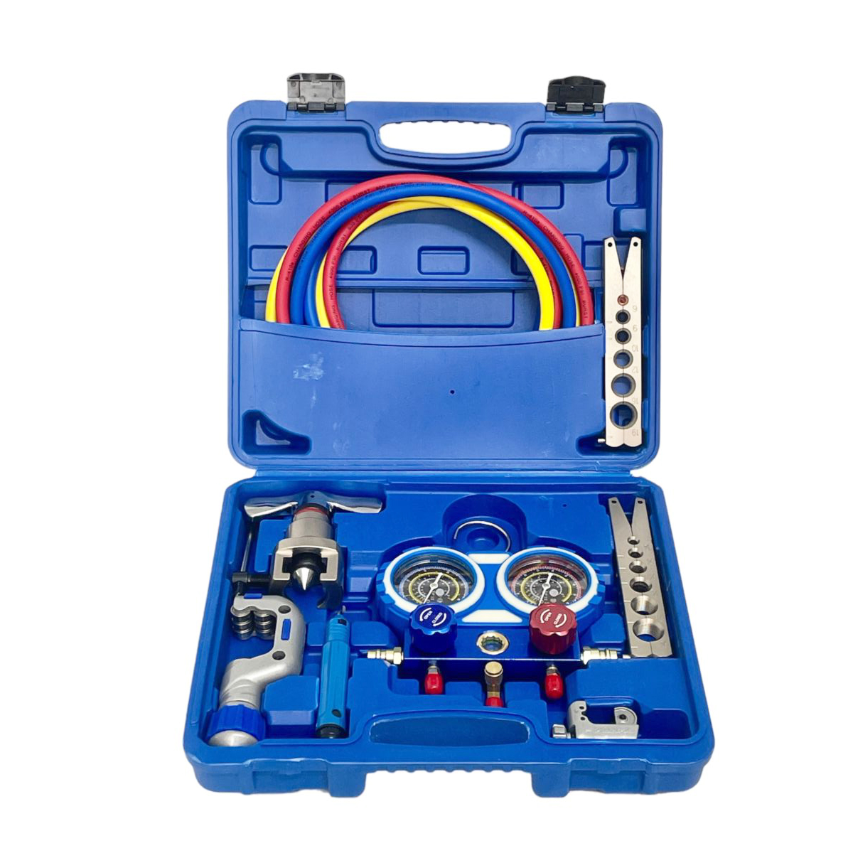 Bộ Dụng Cụ Lắp Đặt &amp; Bảo Trì Điều Hòa CT-8A – Kèm Đồng Hồ &amp; Bộ Lã Ống Đồng (R22/R134a/R410A/R32)
