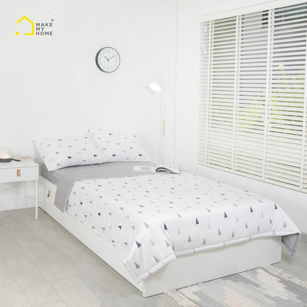 Cặp Vỏ Gối Nằm Trang Trí Họa Tiết Mềm Mại Make My Home Cotton