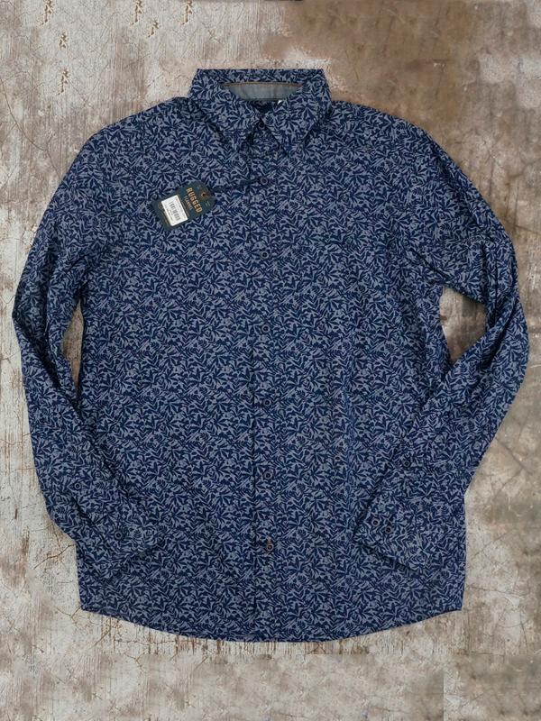 Áo Sơ Mi Nam AE Regular Fit Florals Denim Shirt - Size M