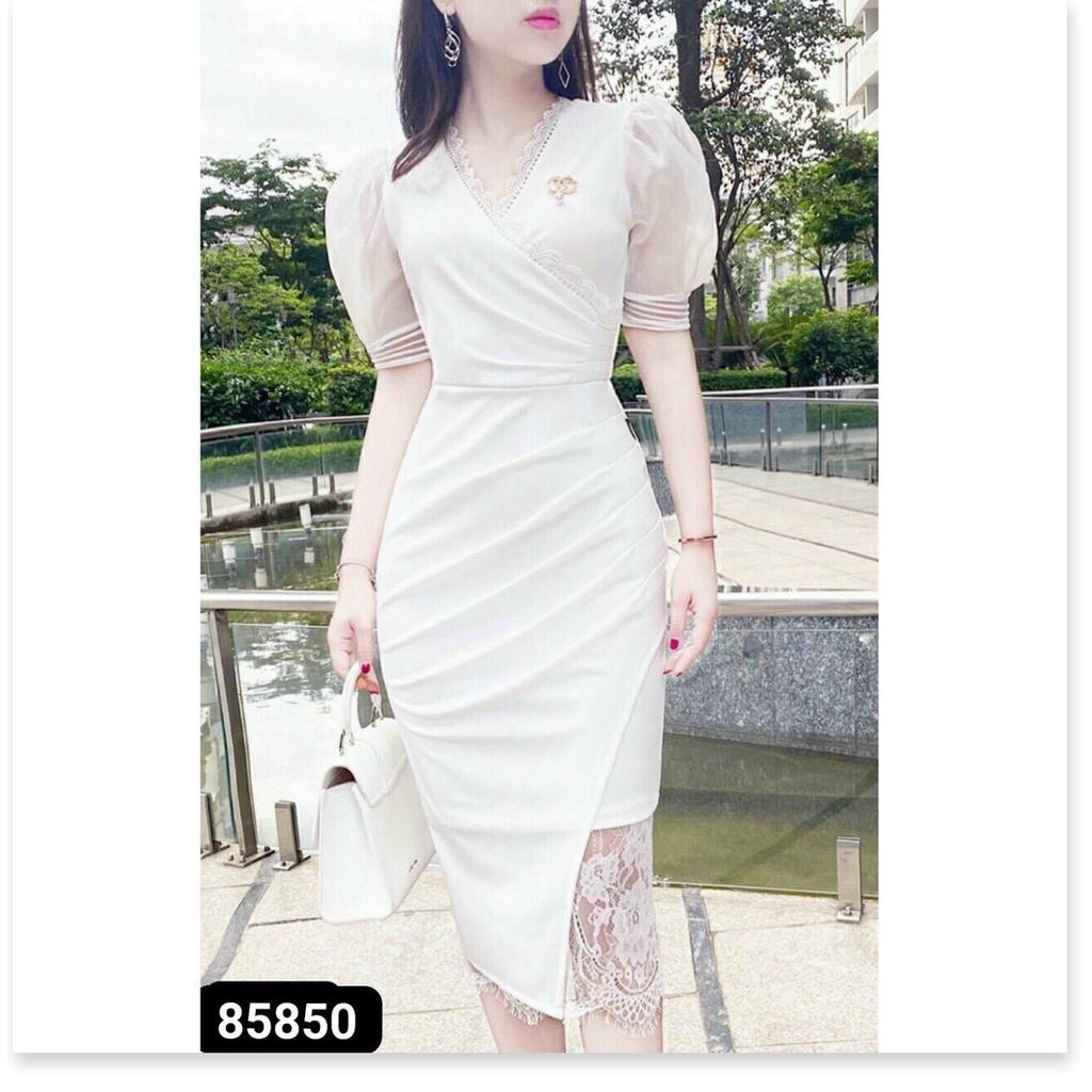 ĐẦM BODY UMI TRẮNG SANG TRỌNG XỊN XÒ CHO CÁC QUÝ CÔ NƯƠNG THỜI TRANG KME FASHION