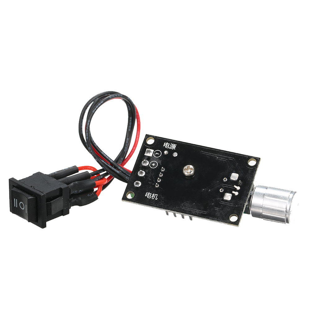 Bộ Điều Khiển Tốc Độ Động Cơ Pwm DC 6v 12v 24v 3a Với Công Tắc Đảo Ngược