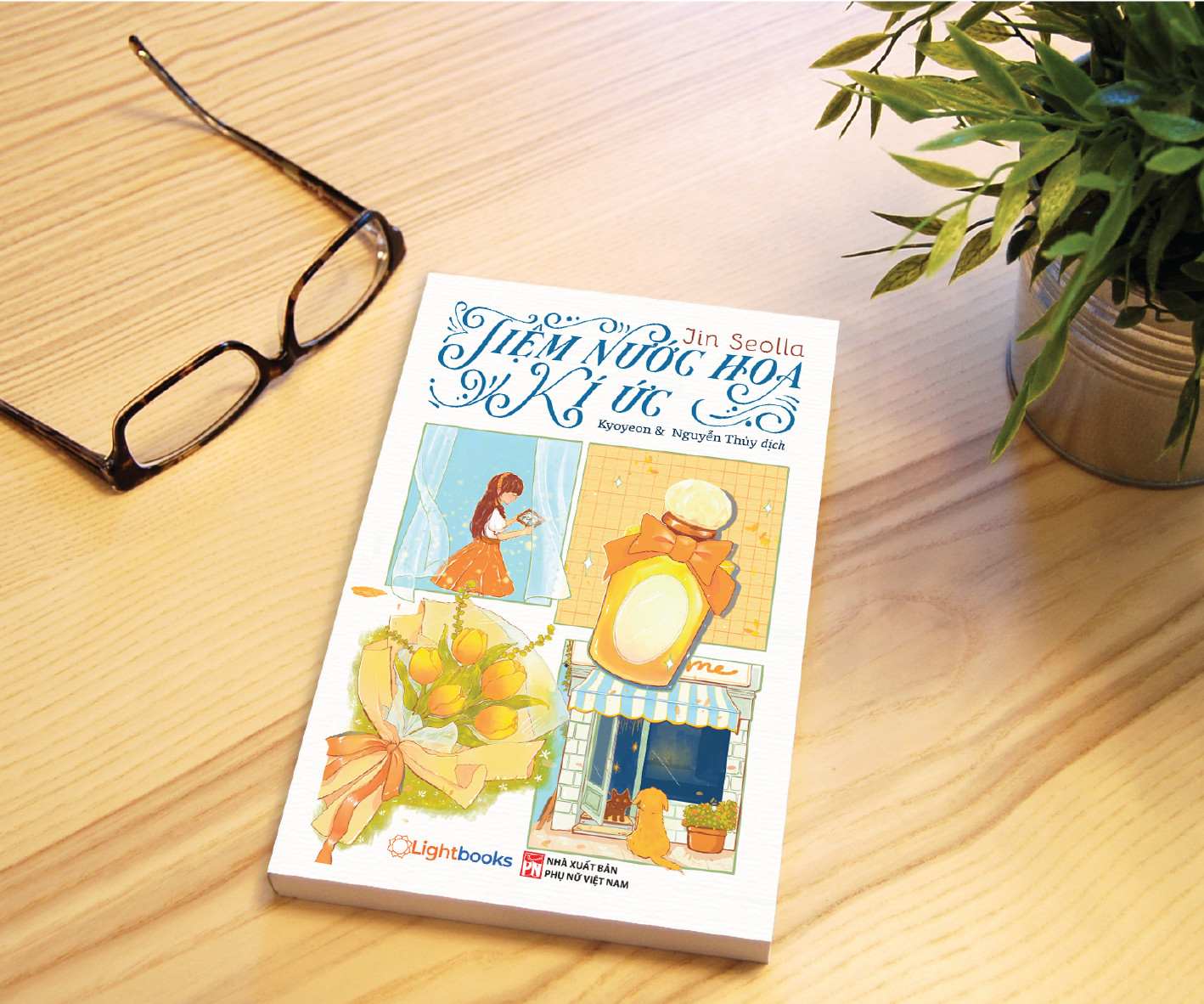 Sách - Tiệm Nước Hoa Ký Ức - Jin Seolla - Nhà xuất bản Phụ nữ Việt Nam &amp; Lightbooks