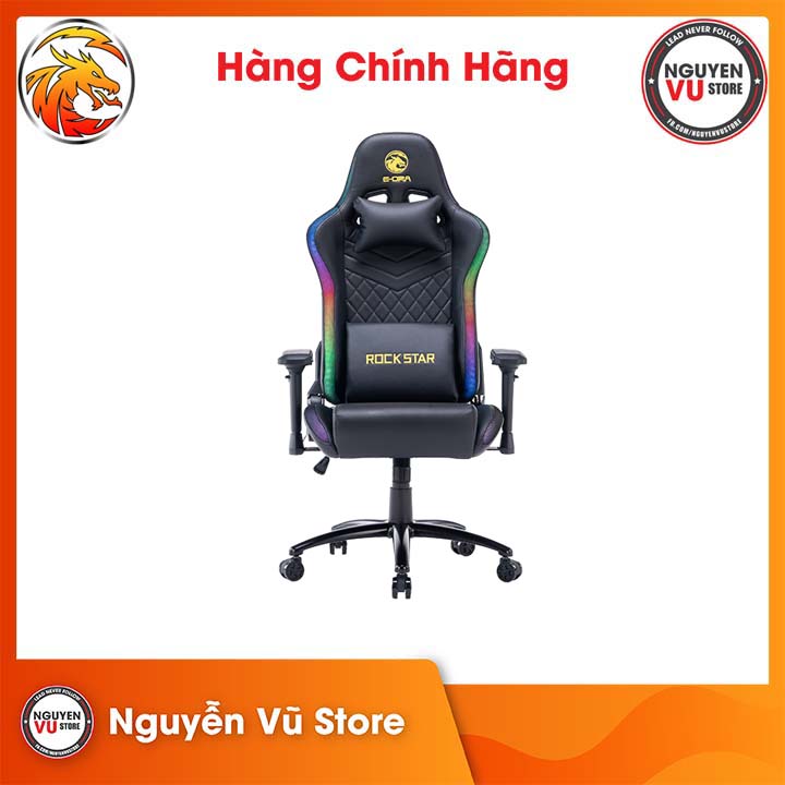 Ghế chơi game E-DRA EGC223 RGB (E-DRA Rock Start ) - Hàng Chính Hãng