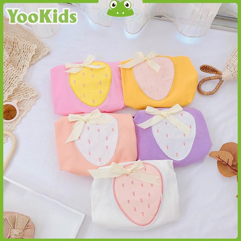 Áo Dài Tay Bé Gái -SALE- Áo Thu Đông Bé Gái Mặc Điều Hòa YOOKIDS Chất Cotton Thấm Hút Mồ Hôi Tốt &amp; Co Giãn 4 Chiều