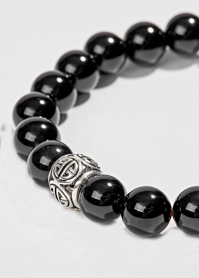 Vòng Đá thiên thạch Phối Charm Bạc  Ngọc Quý Gemstones