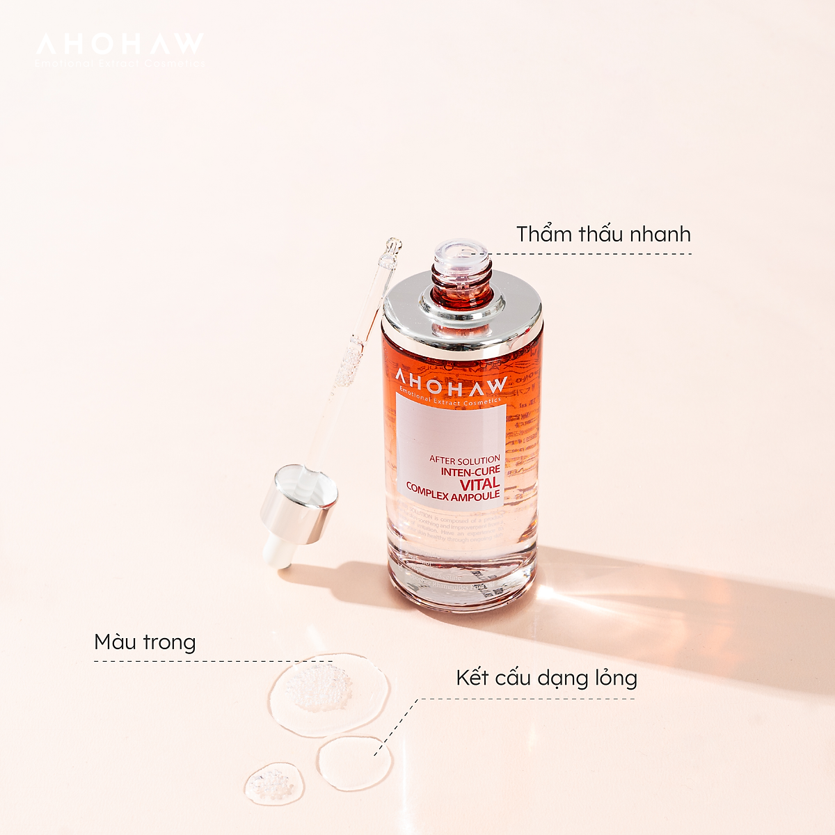 Tinh Chất Kích Trắng Ahohaw After Solution Inten-Cure Vital Complex Ampoule - Hàng Chính Hãng