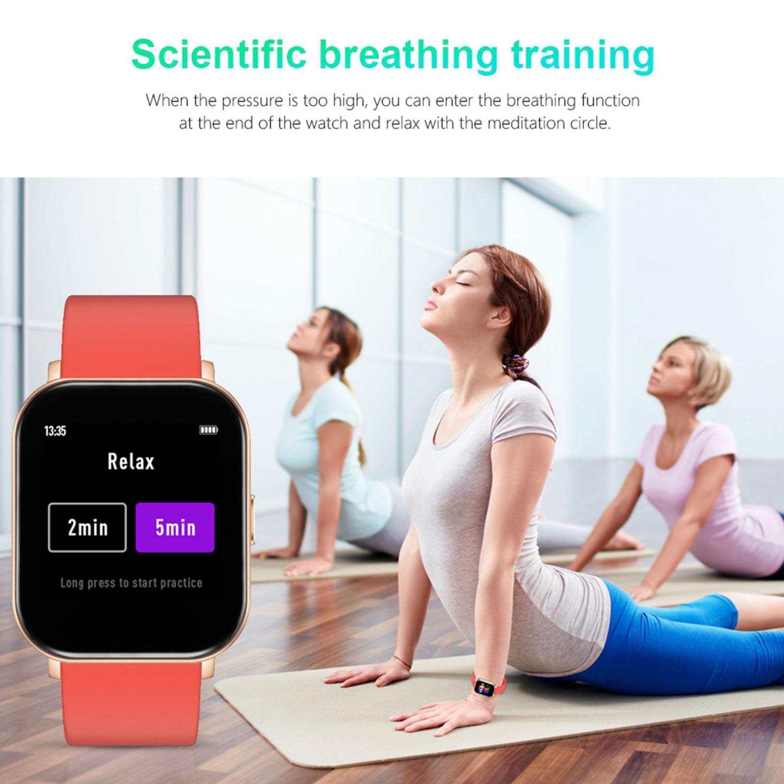 Smart Fitness Monitor for Men Women Black