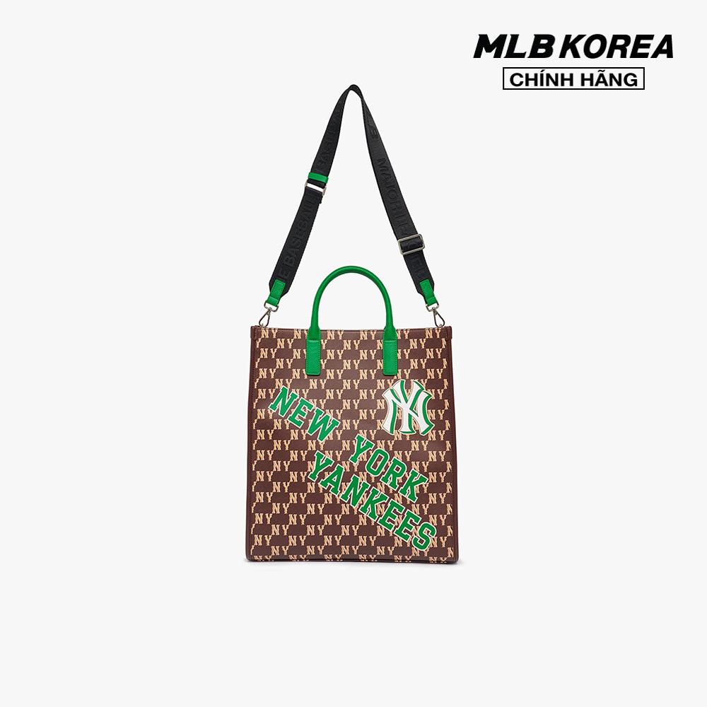 MLB - Túi tote unisex chữ nhật Monotive Coated Canvas Vertical 3AORM053N