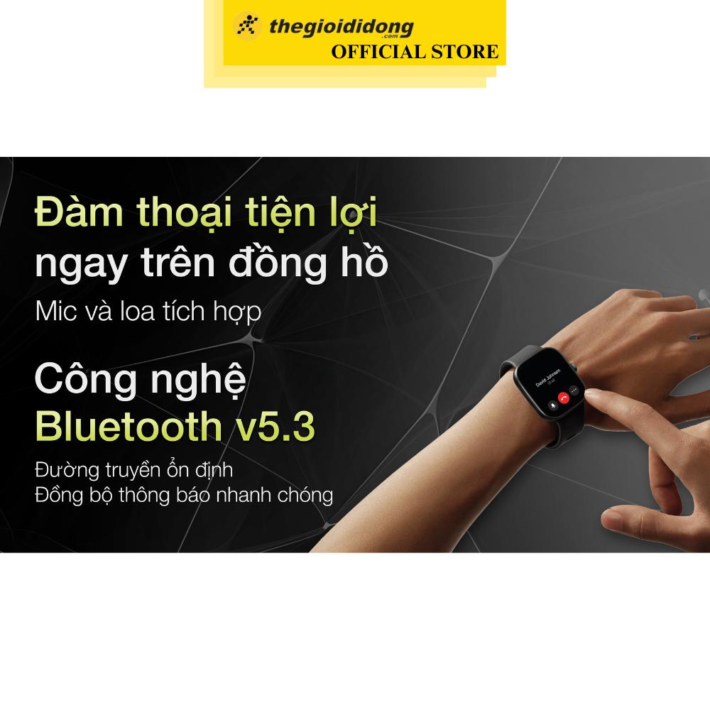 Đồng hồ thông minh Xiaomi Redmi Watch 4 47.5mm dây silicone - Hàng chính hãng - Hàng Chính Hãng
