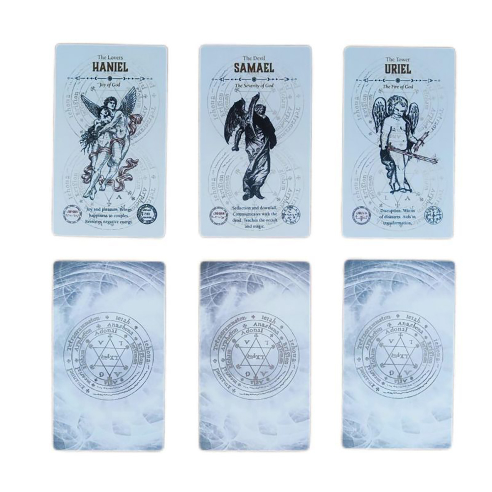 [Size Gốc] Bộ Bài Angel Tarot 78 lá bài 7x12 Cm tặng đá thanh tẩy