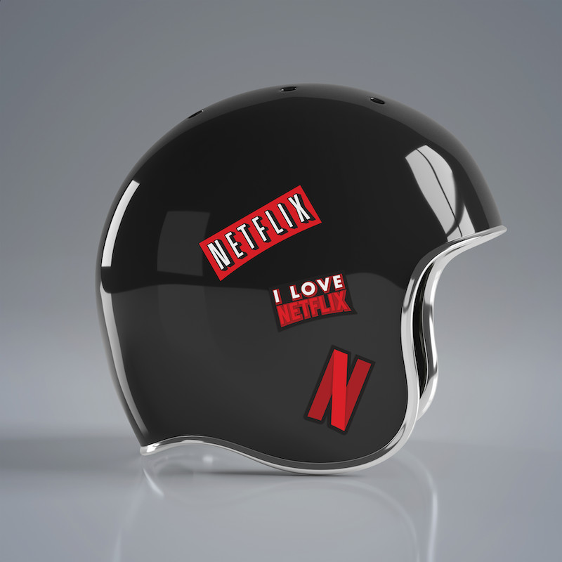 Netflix - Single Sticker hình dán lẻ