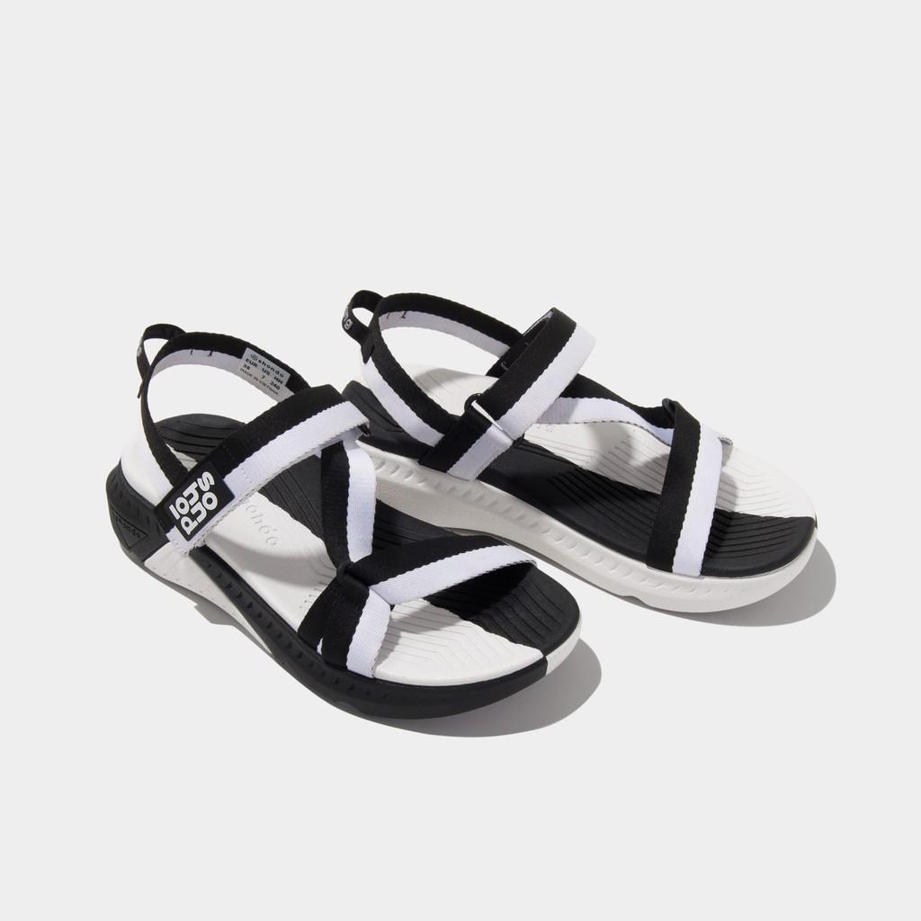 Giày Sandals Shondo Unisex F7 Half Trắng Đen F7H1010