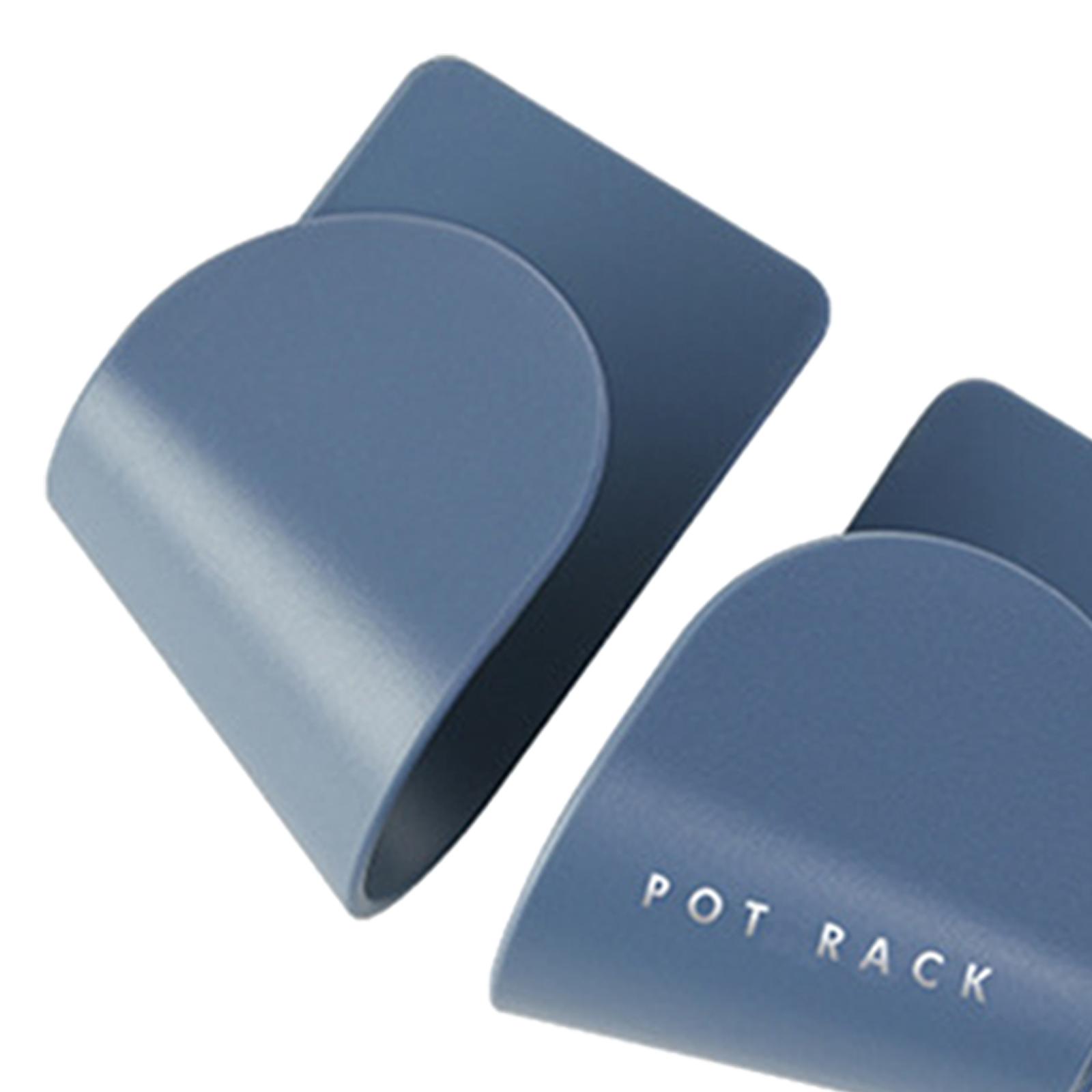 Pot Lid Holder Self Adhesive Hanging Punch-free Save Space Household Tools