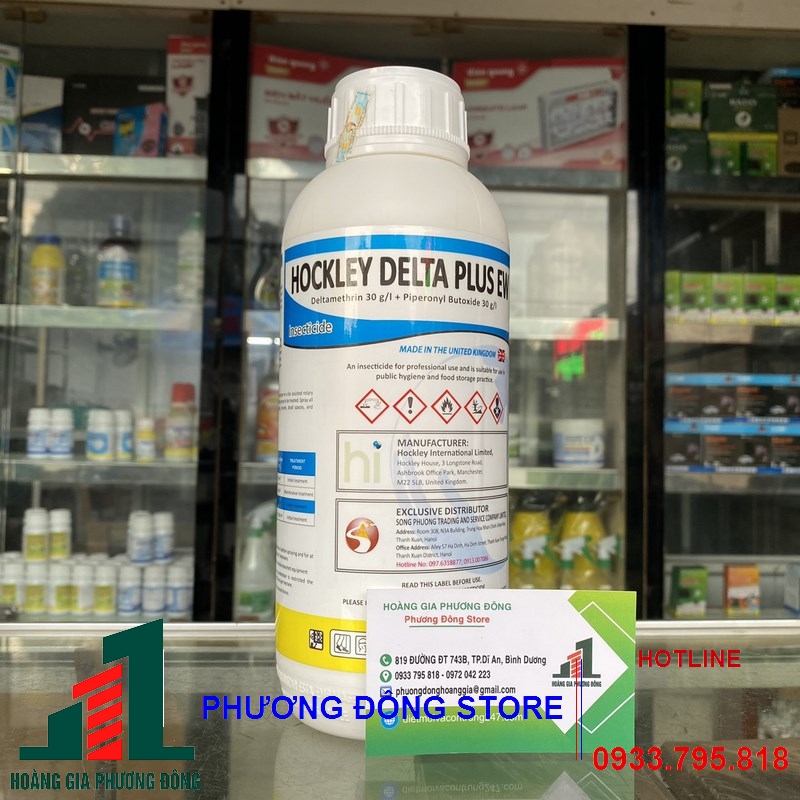 Thuốc diệt muỗi và côn trùng Hockley Delta Plus-1 lít