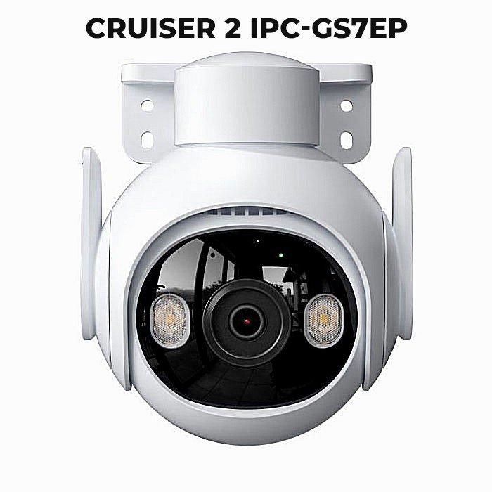 Camera Wifi ngoài trời Imou Cruiser 2 IPC-GS7EP-5M0WE - 3MP/5MP, độ phân giải cao 2K / 3K, phát hiện người và xe cộ, có màu ban đêm - Hàng chính hãng
