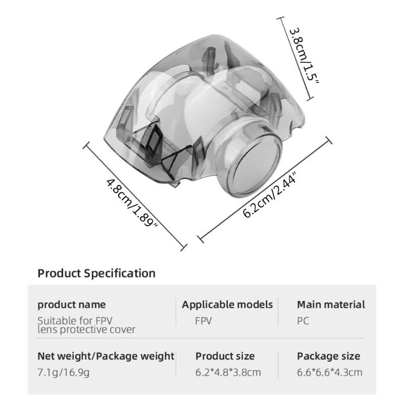 Vỏ Bảo Vệ Ống Kính Máy Ảnh Chống Trầy Xước Chống Bụi Cho Fpv Combo