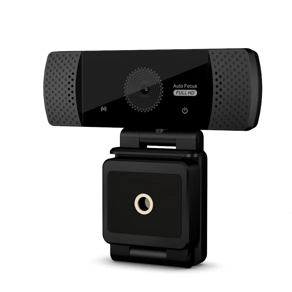 Máy ảnh máy tính tự động lấy nét Webcam tích hợp nắp đậy ống kính micrô với chân máy cho máy tính xách tay USB 1080P HD 2MP