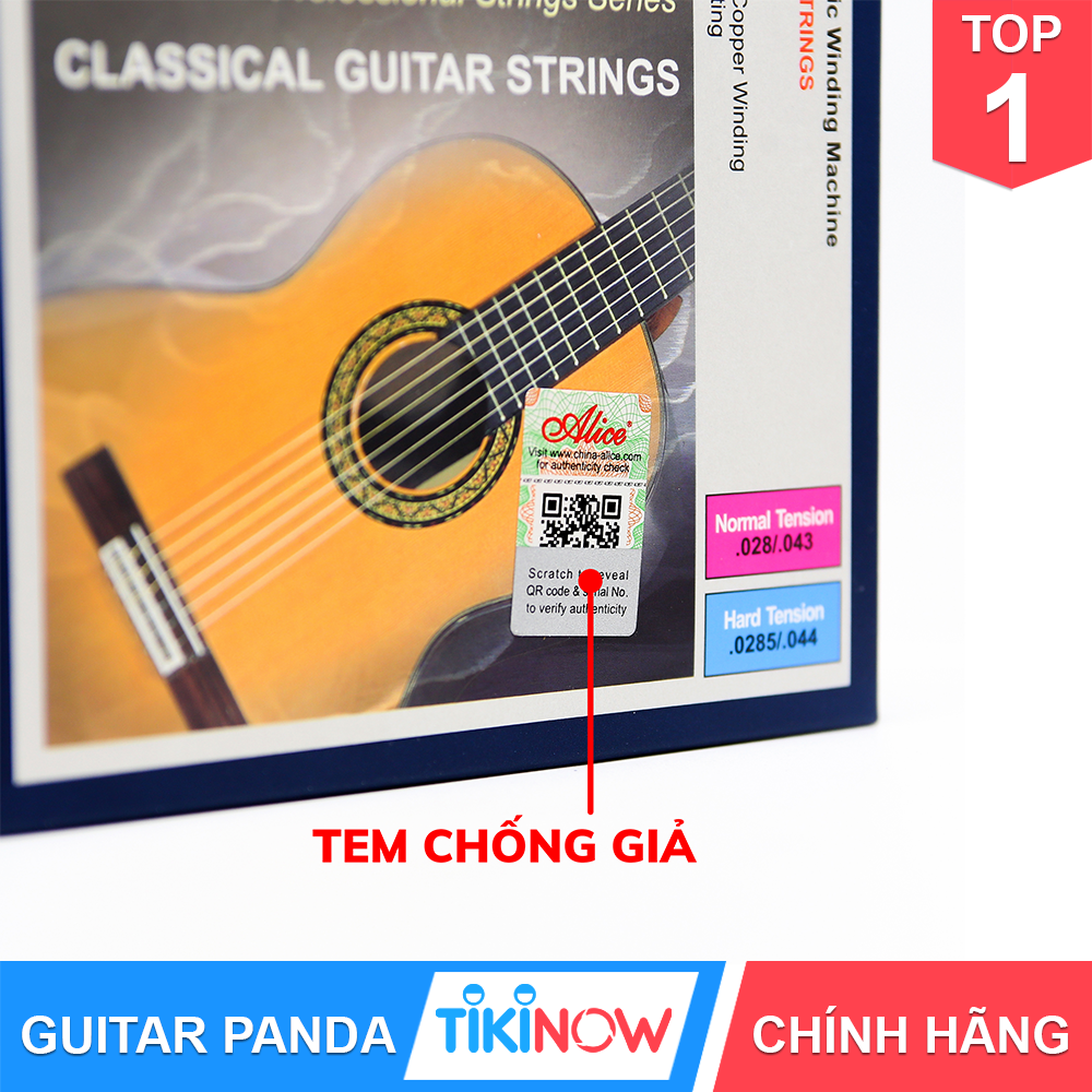 Dây Đàn Guitar Classic Nilon Cao Cấp Alice AC130 GUITAR PANDA