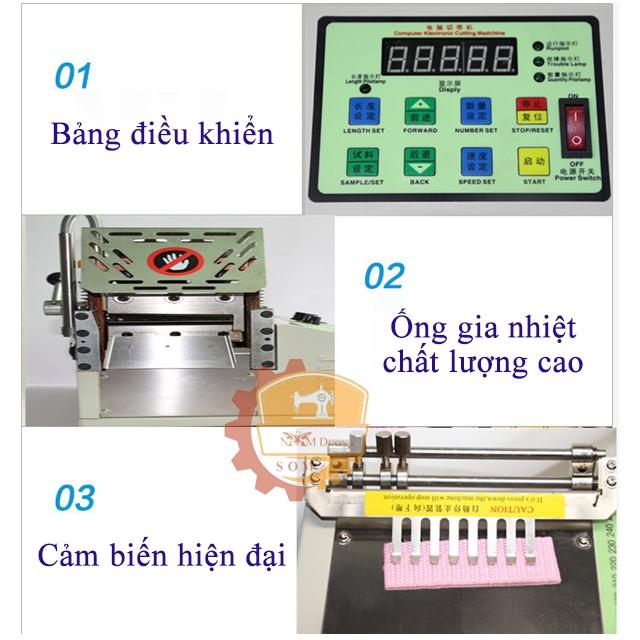 Máy cắt nhãn mác > Dây viền > Dây đai nhiệt tự động