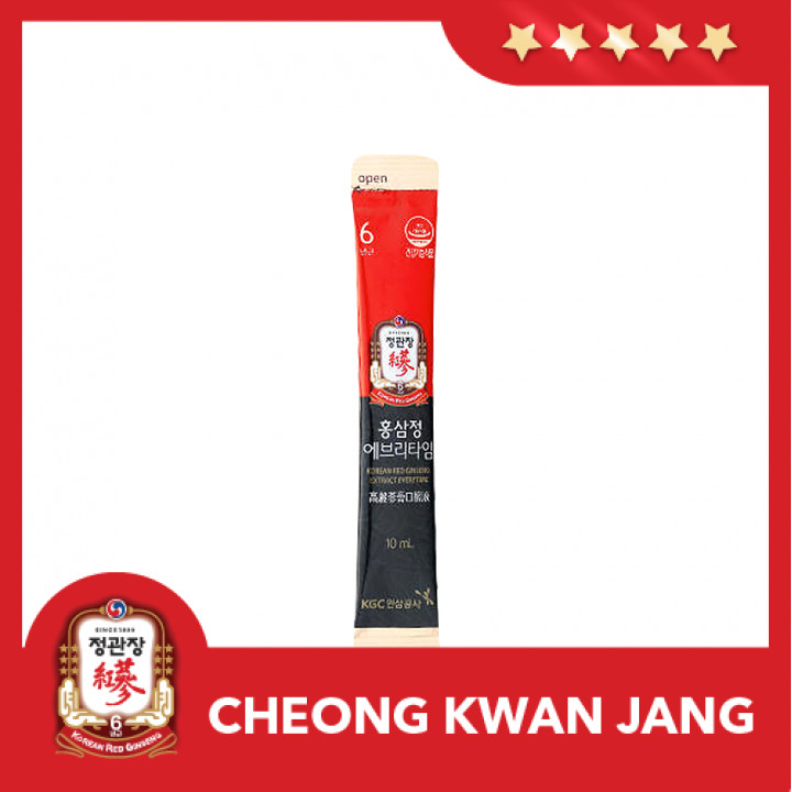 Tinh Chất Hồng Sâm Pha Sẵn KGC Cheong Kwan Jang EveryTime Original (10ml x 30 gói)