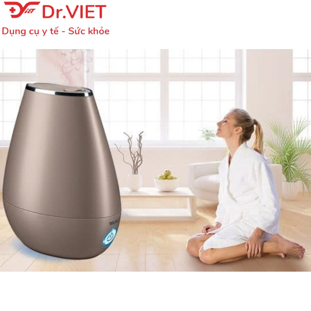 Máy phun tạo độ ẩm không khí LB37 Toffee Hàng chính hãng- có chế độ ban đêm, bình chứa 2 lít, phòng 20m vuông. Công nghệ phun siêu âm, cô
