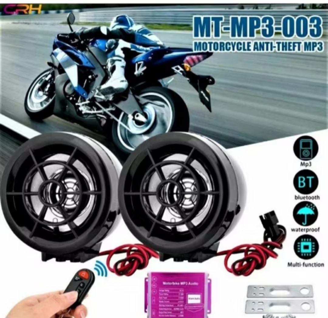BỘ 2 LOA NGHE NHẠC KIÊM CHỐNG TRỘM LẮP XE MÁY XE ĐIỆN MẪU MỚI
