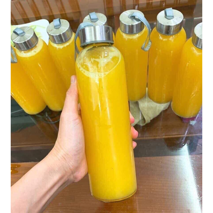 Combo 10 Chai Thủy Tinh Đựng Sữa Hạt - Thực Phẩm - Nước Ép trái cây
