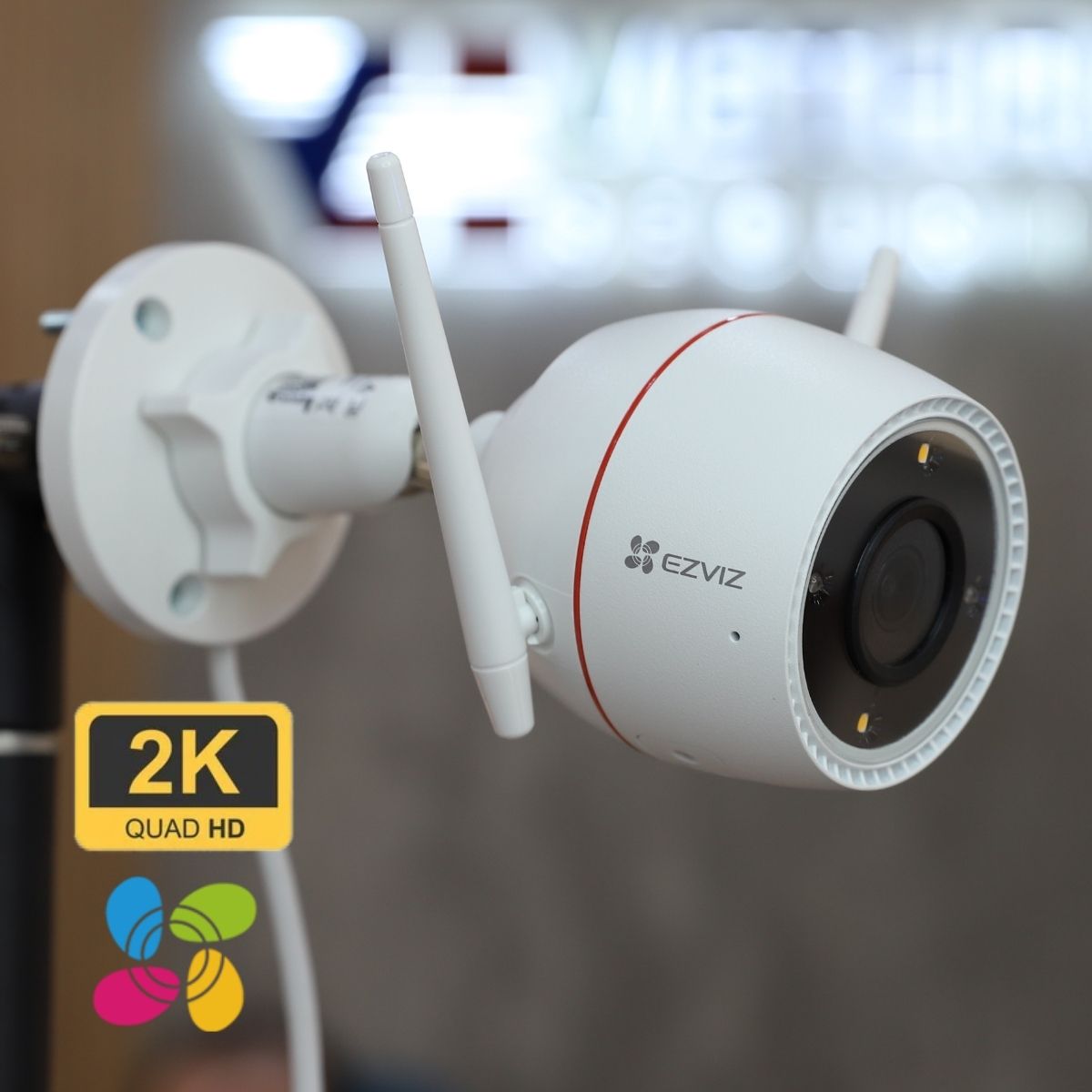 Camera WiFi ngoài trời 3MP EZVIZ C3TN OutPro 3.0 Megapixel, đàm thoại, fullcolor màu ban đêm - Hàng chính hãng bảo hành 24 tháng